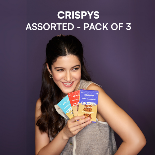 Crispys Waffle Chocolate Bars - Assorted (Pack of 3)