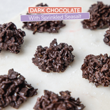 Waffle Clusters - Dark Chocolate with Sprinkled Sea Salt