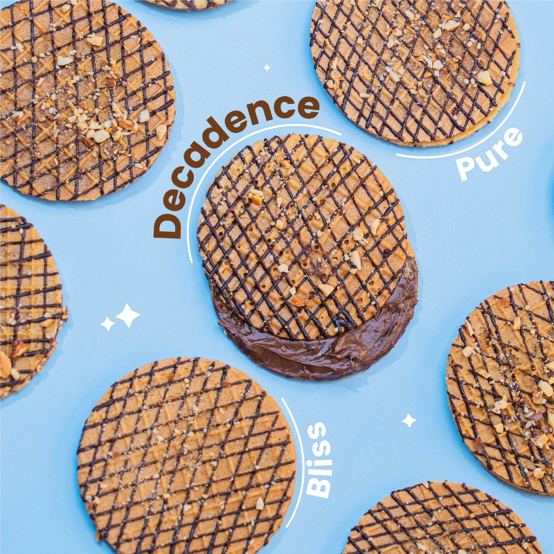 Waffle Cookies - Belgian Chocolate