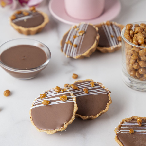 Chocolate Tarts - Butterscotch Filling