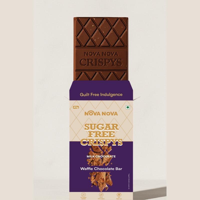 Sugar Crispys Milk Chocolate - Waffle Chocolate Bar