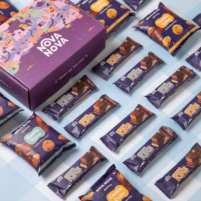 Cookie Coins & Choco Kiks Assorted Combo Box