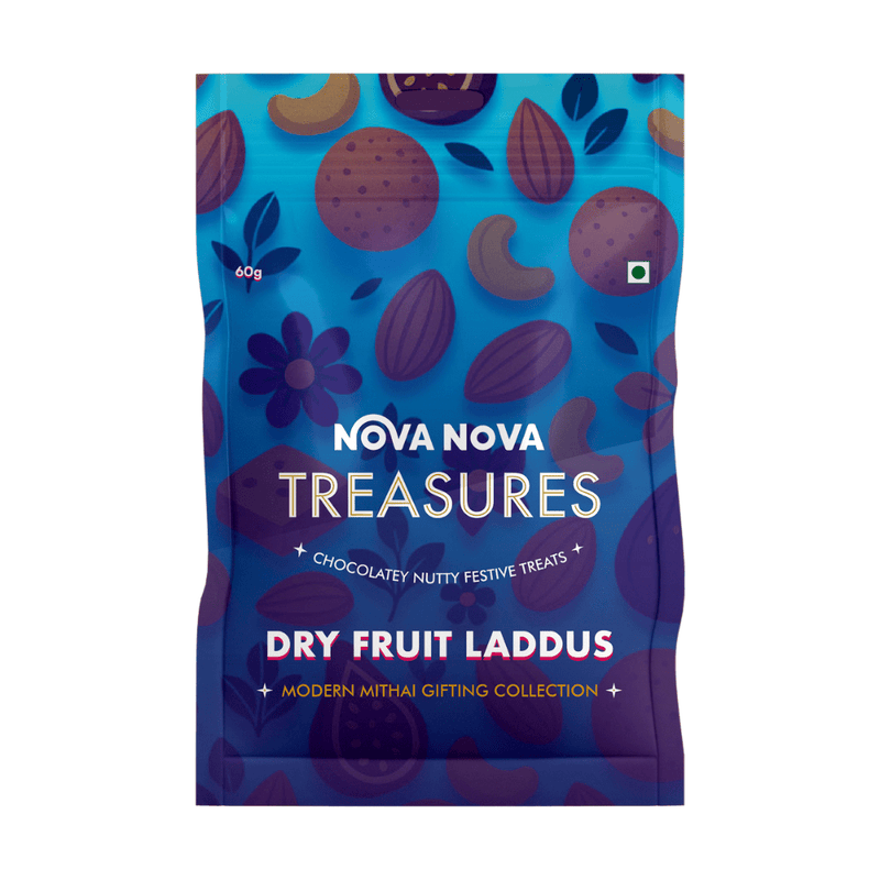 Treasures - Dry Fruit Laddus - Gift Pouch of 6