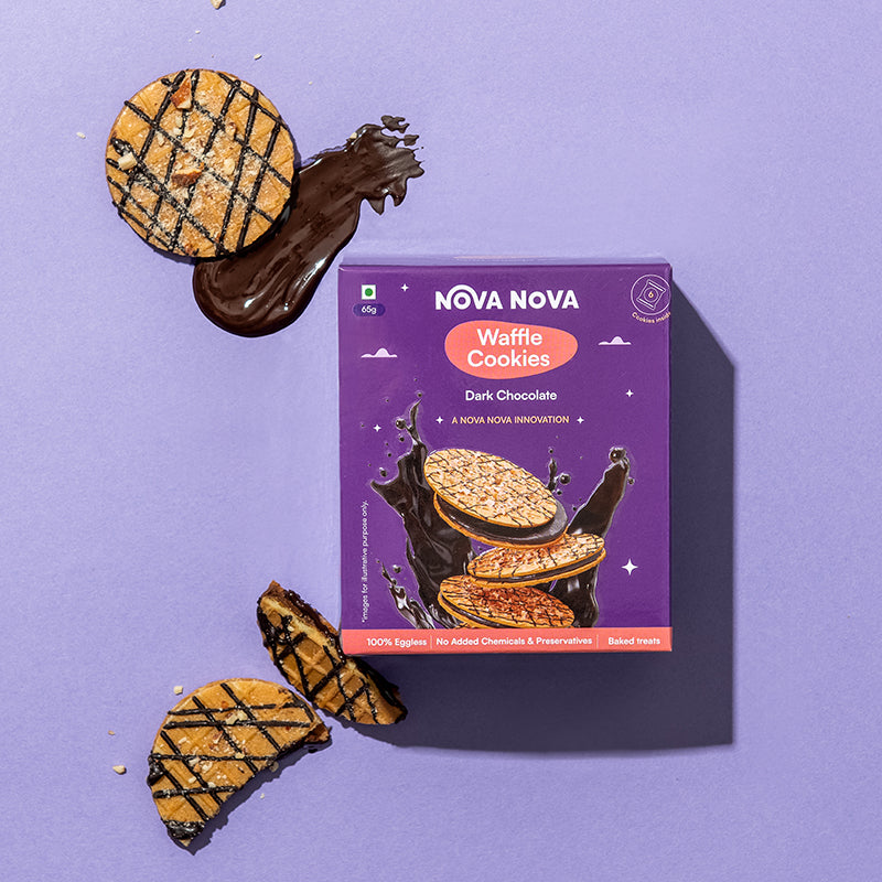 Waffle Cookies - Dark Chocolate