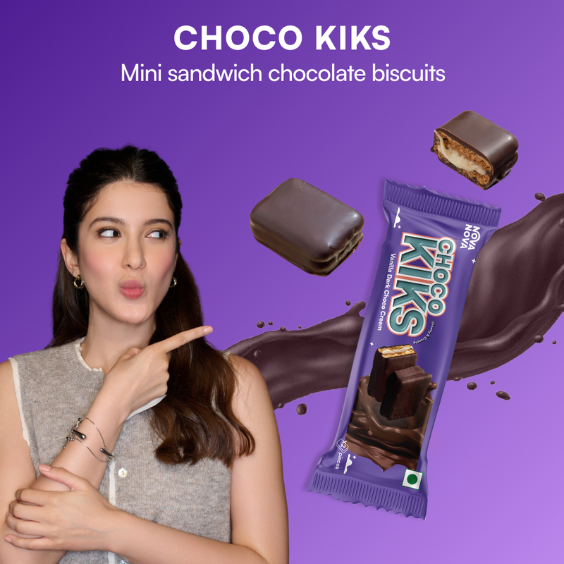 Choco Kiks- Vanilla Dark Choco Cream