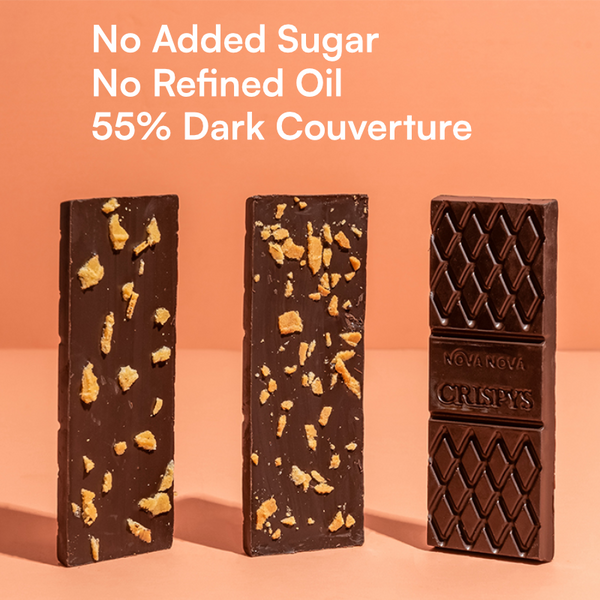 Sugar Crispys Dark Chocolate - Waffle Chocolate Bar