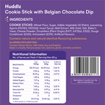 Huddlz Belgian Chocolate Dip and Stick Biscuits