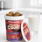 Cookie Coins Vanilla Choco Chip Tub