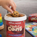 Cookie Coins Vanilla Choco Chip Tub