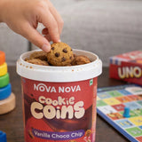 Cookie Coins Vanilla Choco Chip Tub