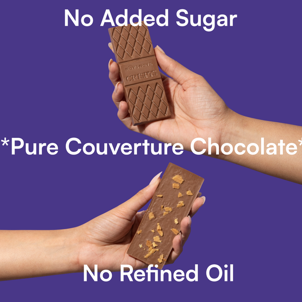 Sugar Crispys Milk Chocolate - Waffle Chocolate Bar
