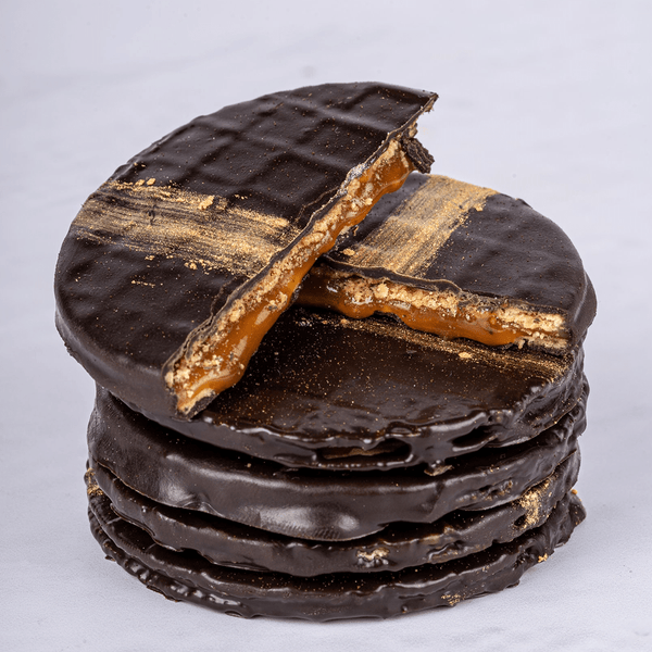 Mini Waffle Chocolates - Caramel