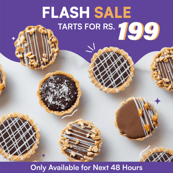 Limited Edition Assorted Chocolate Tarts - ₹199 Special for 48 Hours!