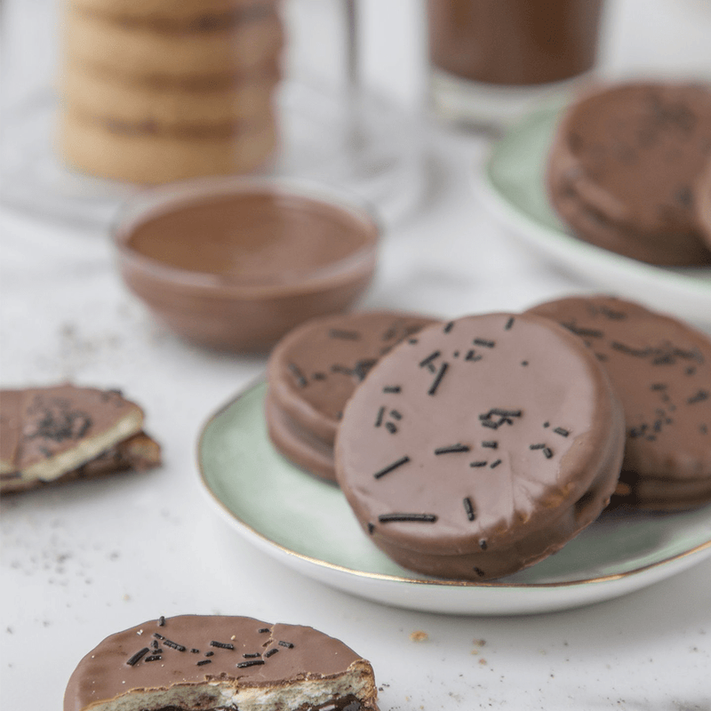 Milk Choco Dipped Marie Biscuit