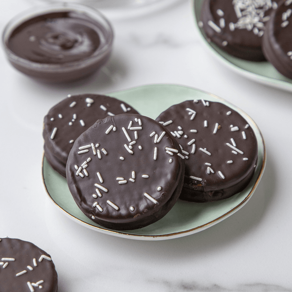 Dark Choco Dipped Marie Biscuit