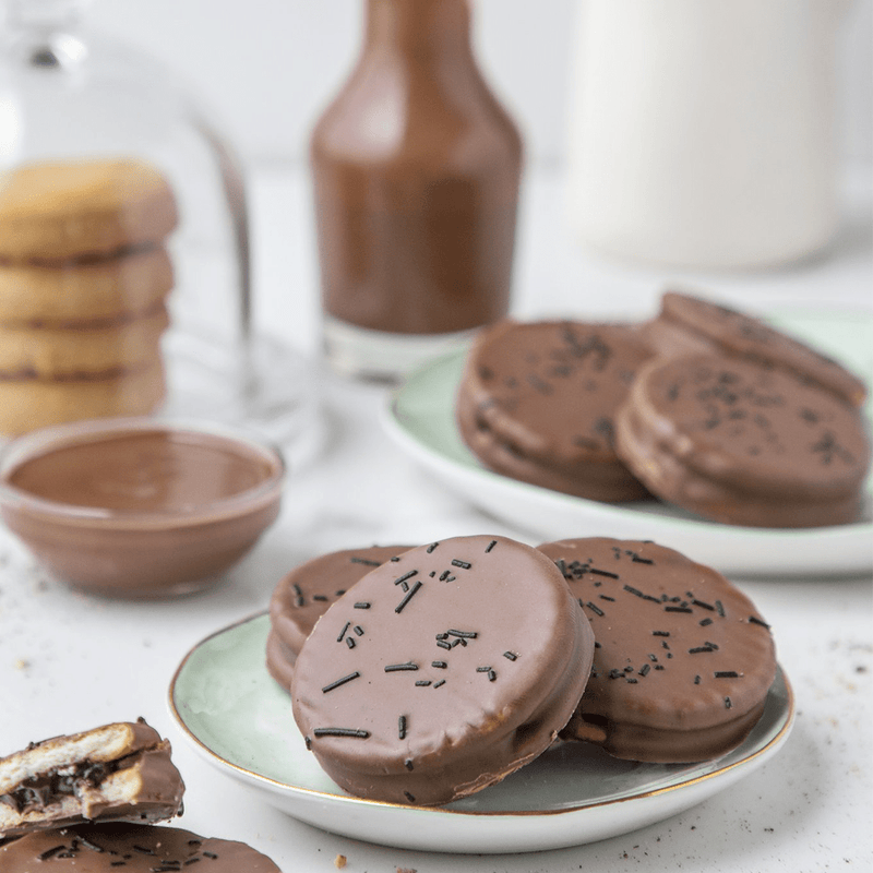 Milk Choco Dipped Marie Biscuit