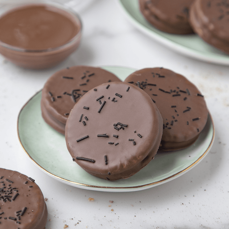 Milk Choco Dipped Marie Biscuit
