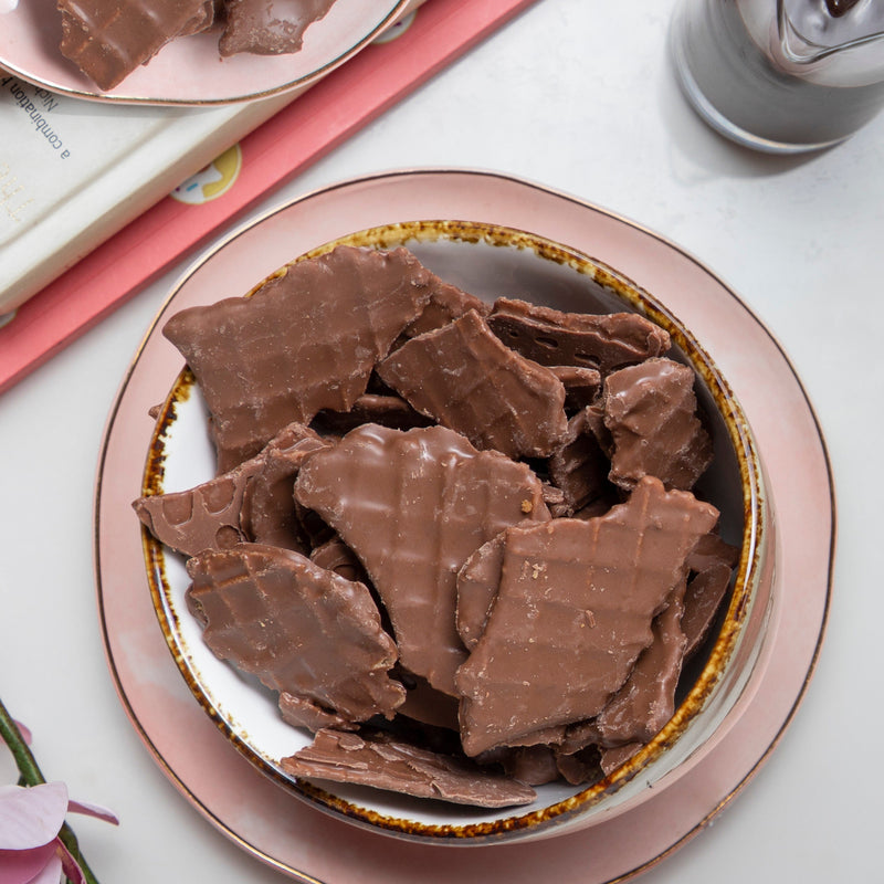 Waffle Chips - Milk & Dark Choco Dipped ( All in One Pack)