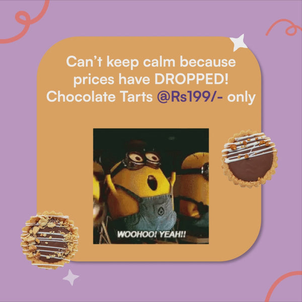Limited Edition Assorted Chocolate Tarts - ₹199 Special for 48 Hours!