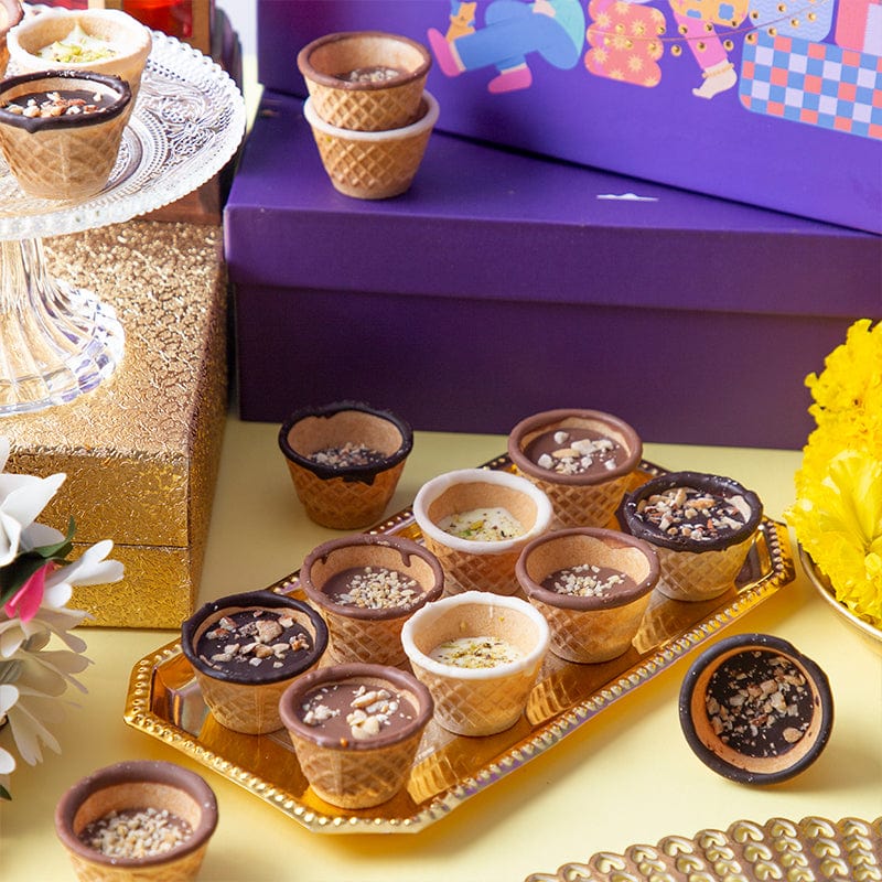 Crispy Wafer Cups Gift Hamper - Pack of 2