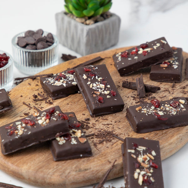 Sugar Free Choco Bars - Cranberry Cashew