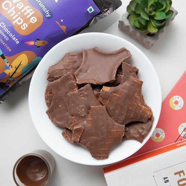 Waffle Chips - Belgian Choco Dipped