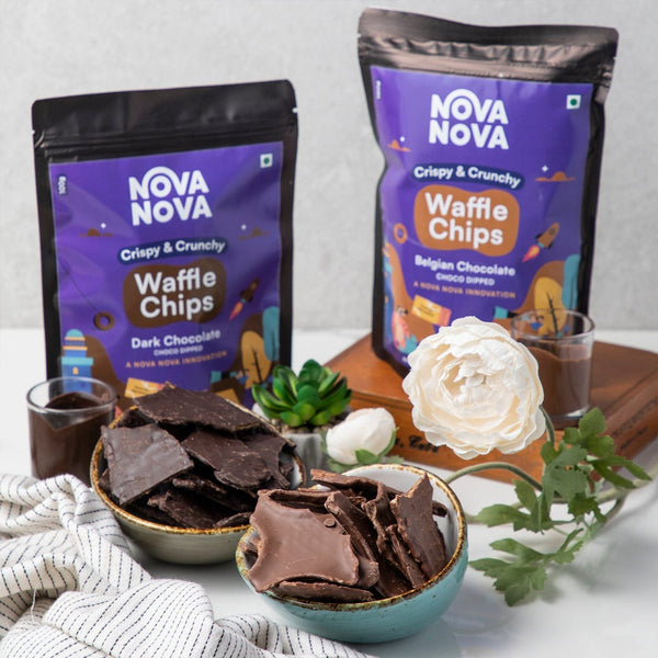 Waffle Chips Classic & Choco Dipped Combo Pack