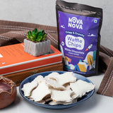 Waffle Chips - White Choco Dipped