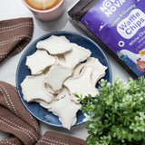 Waffle Chips - White Choco Dipped