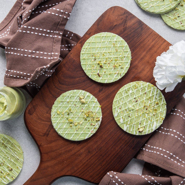Waffle Cookies - Pistachio