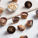 Crispy Cups - Almond & Peanut Praline