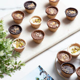 Crispy Cups - Assorted Nuts & Praline