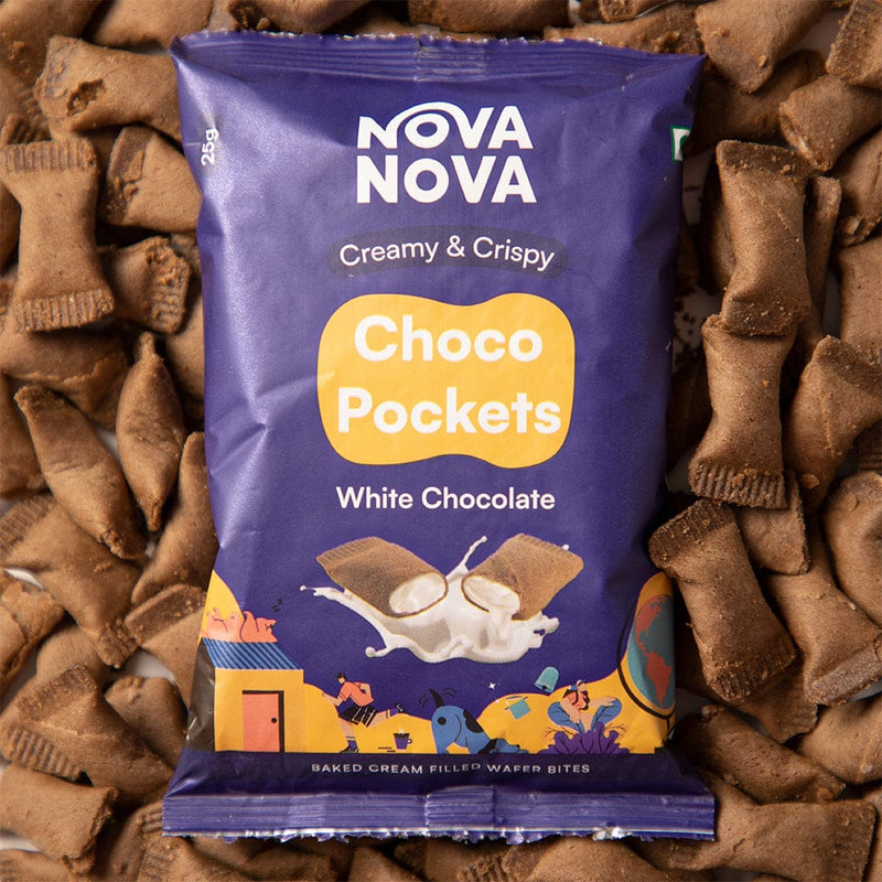 Choco Pockets - White Chocolate Filling