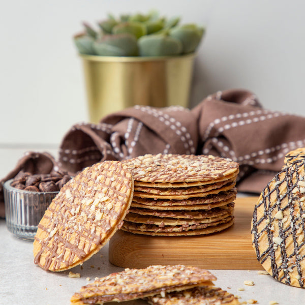 Multigrain Waffle Cookies - Belgian Chocolate