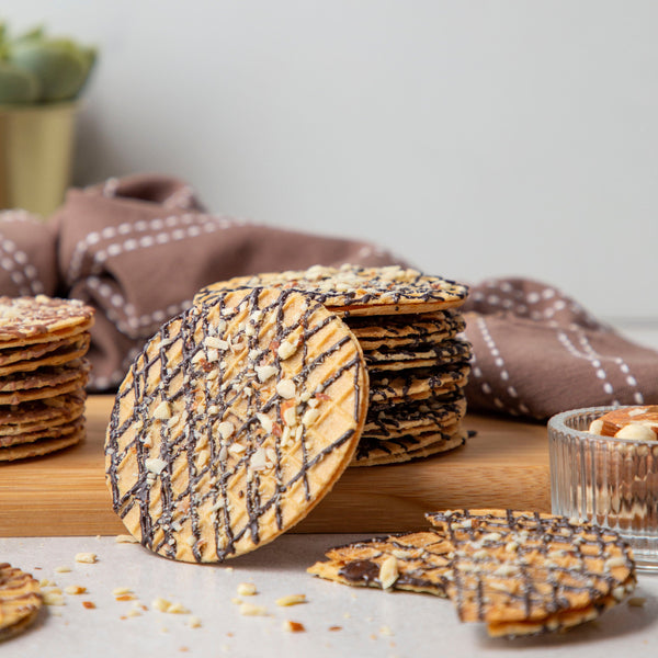 Multigrain Waffle Cookies - Dark Chocolate